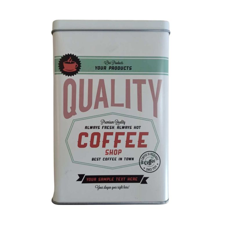 GENERICO - Cánister metal coffe quality