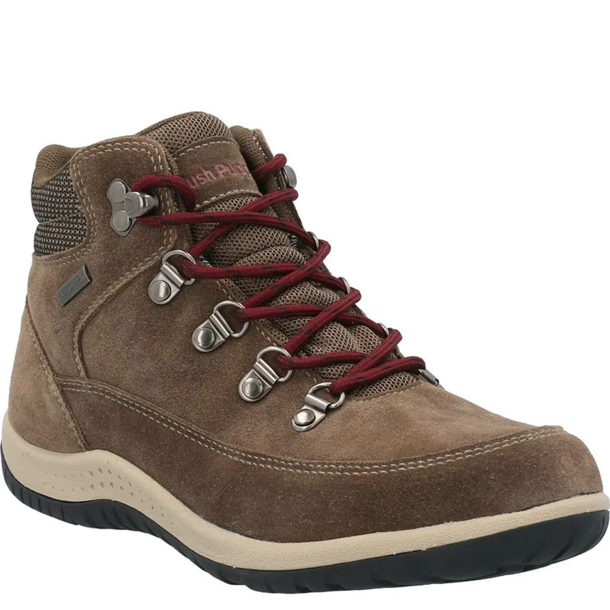 HUSH PUPPIES - Botin Cuero Mujer Emur Taupe Waterproof HUSH PUPPIES