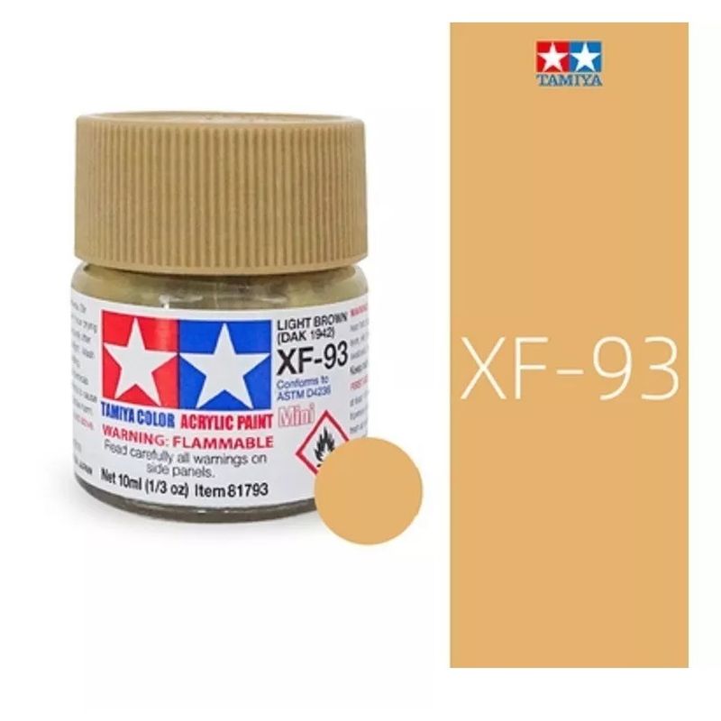 TAMIYA - Tamiya Pintura Xf69 A Xf93 Color 10 Ml Maquetas 1pcs