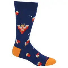 HUSH PUPPIES - Calcetín Hombre V22H C Beerpong Azul