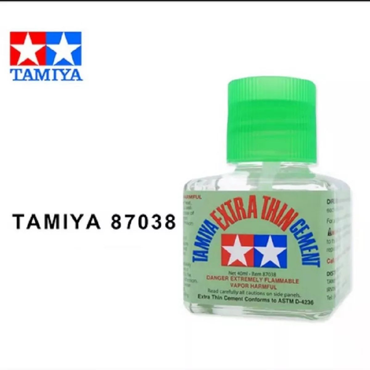 TAMIYA - Tamiya Cemento Pegamento 87038 40ml Extra Fino
