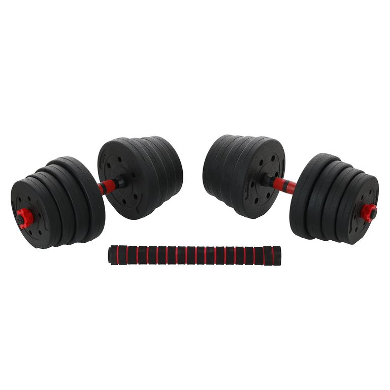 Set Mancuerna Ajustable mas Extension 15 KG