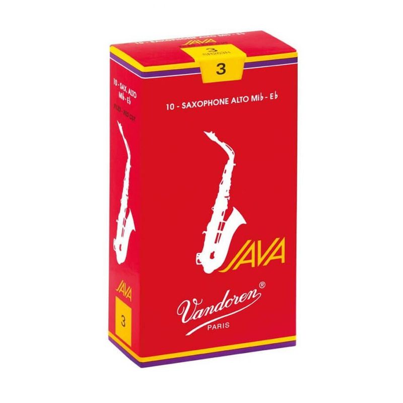 VANDOREN - Set De Cañas Para Saxo Alto Java Red Sr263R N°3 Vandoren.