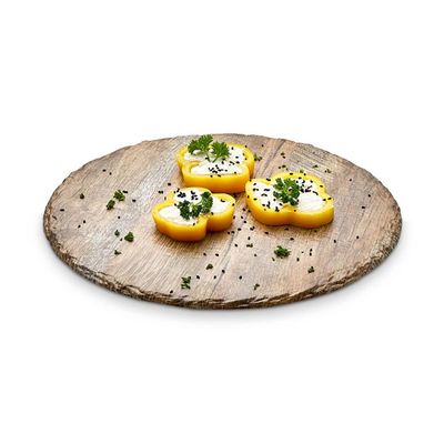 Imagen 2 del producto PLATO DE PIZZA MELAMINA 35 CM COLOR MADERA