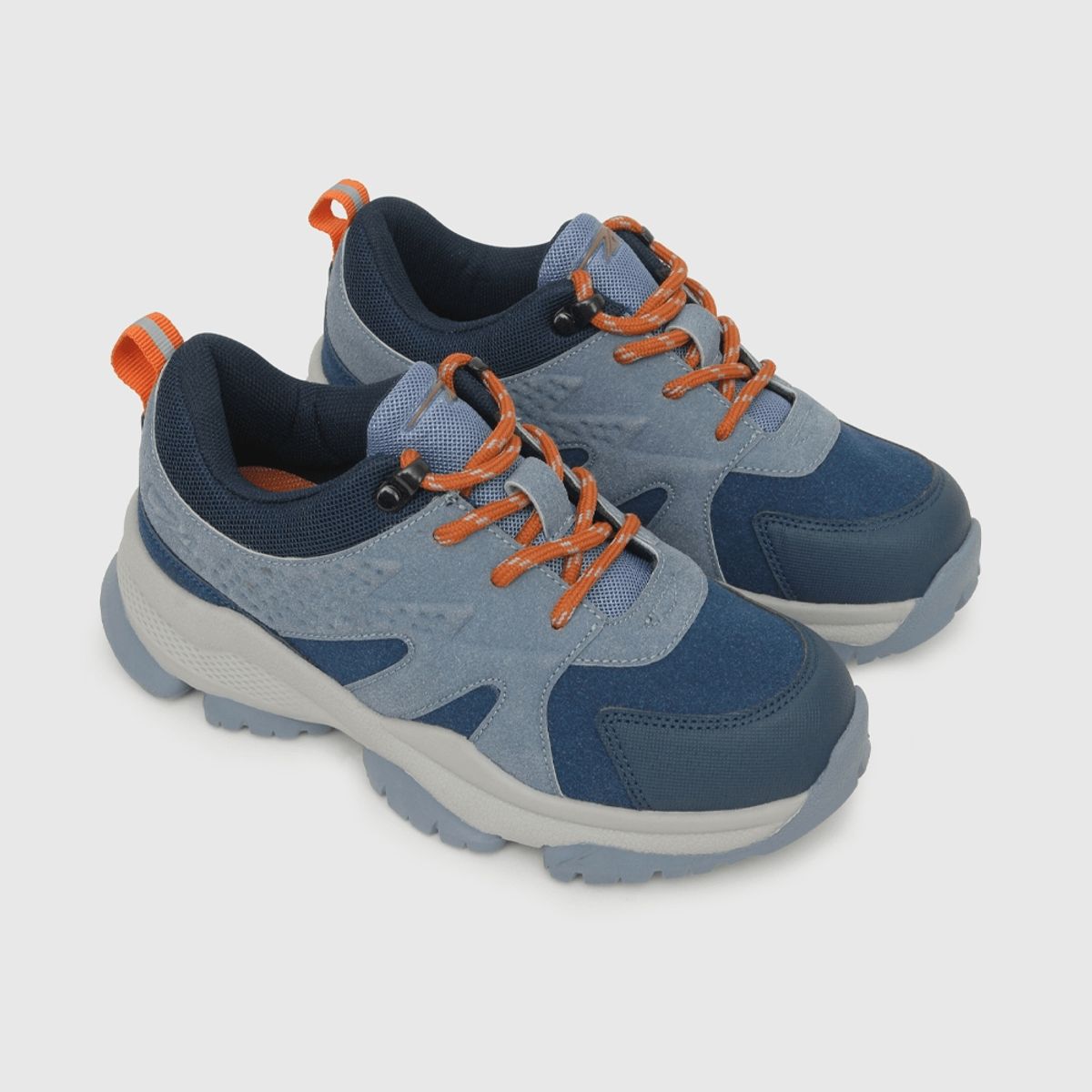 COLLOKY - Zapatilla para niño, cordones, suela dentada azul (28 a 38)