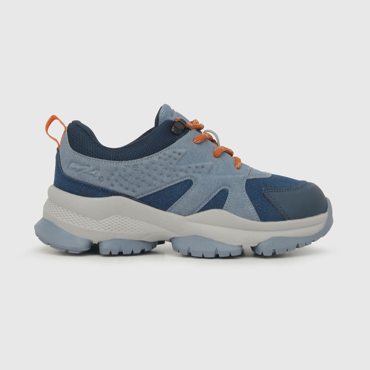 COLLOKY - Zapatilla para niño, cordones, suela dentada azul (28 a 38)