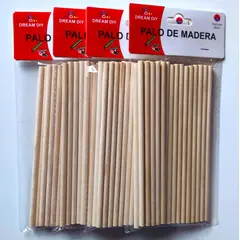 GENERICO - 4 Bolsas Palos De Maquetas/madera 15 X 0.5 Cm 80 Unidades…
