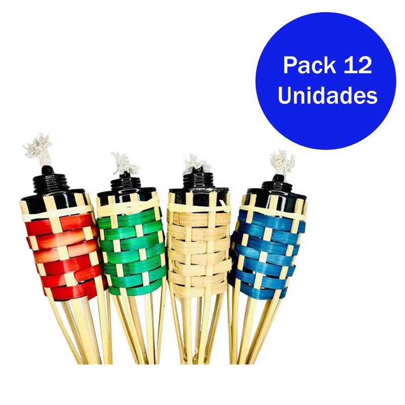 GENERICO - Antorcha 12 Unidades 150cm Bighouse Mimbral