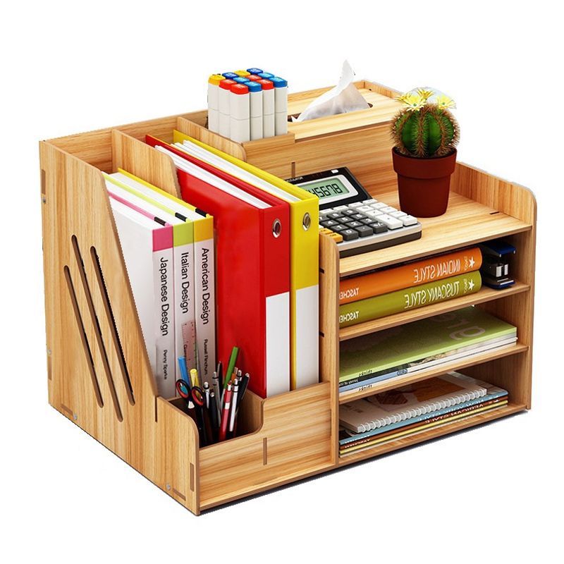 GENERICO - Estante De Madera Para Escritorio Organizador Oficio 10569…