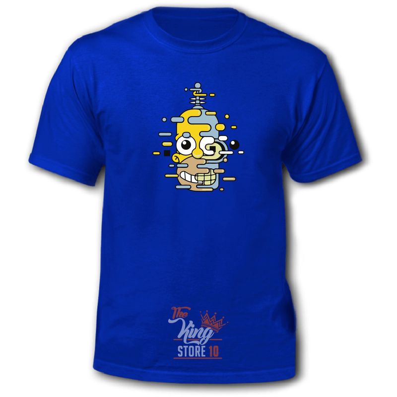 GENERICO - Polera Futurama Simpson Homero Bender Simpsorama