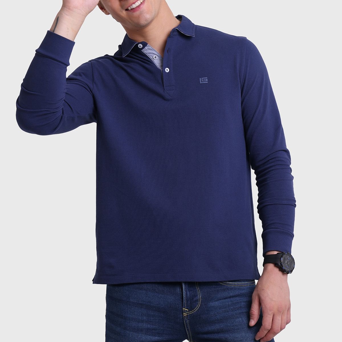 GUY LAROCHE - Polera Pique ML Guy Laroche GUY LAROCHE