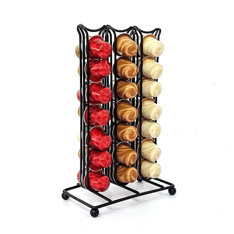 GENERICO - Porta Cápsulas Metal Nespresso 42 Cápsulas Cafe