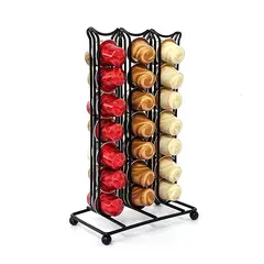 GENERICO - Porta Cápsulas Metal Nespresso 42 Cápsulas Cafe