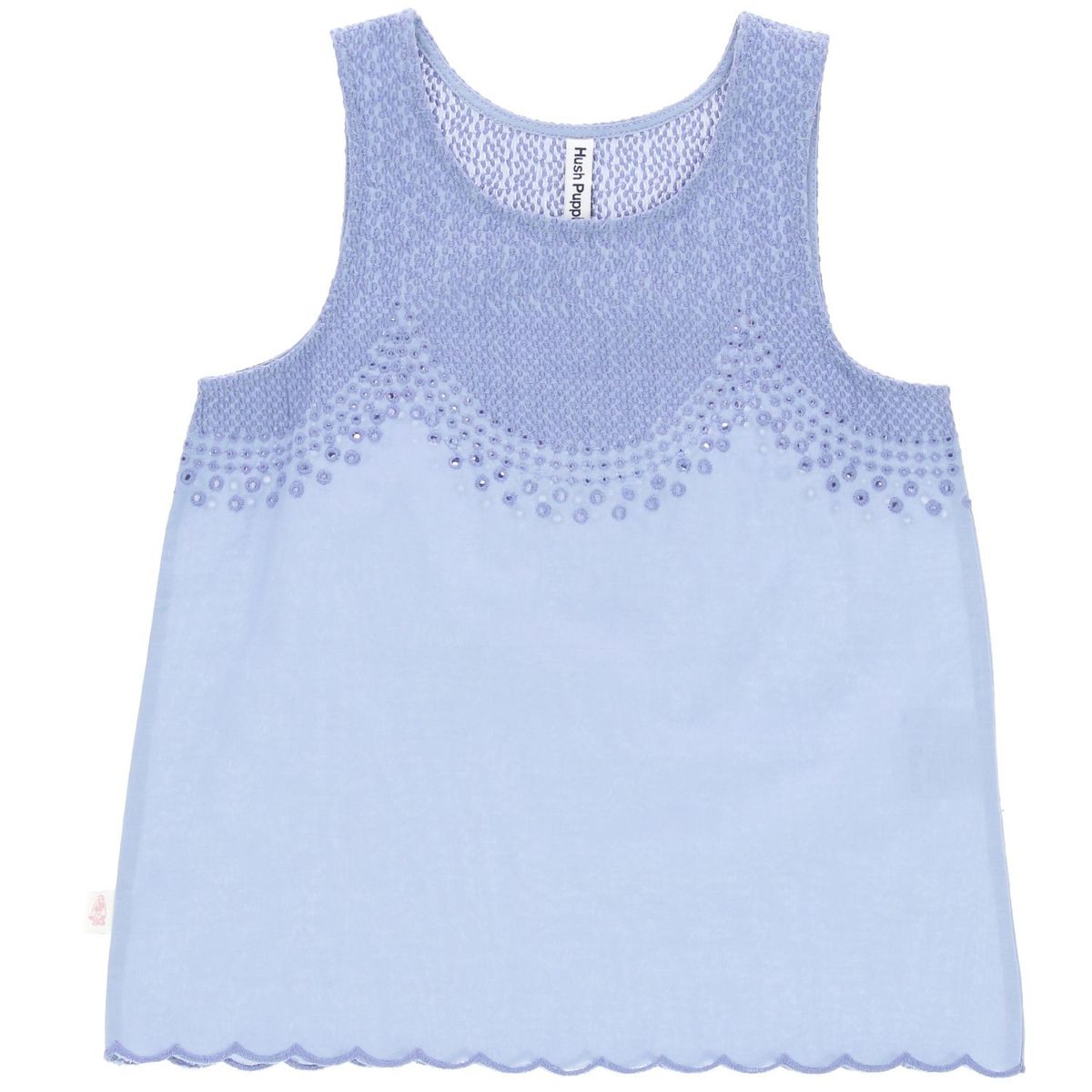 HUSH PUPPIES - Blusa S/M Algodón Gs19-Bls/Coco Azul HUSH PUPPIES