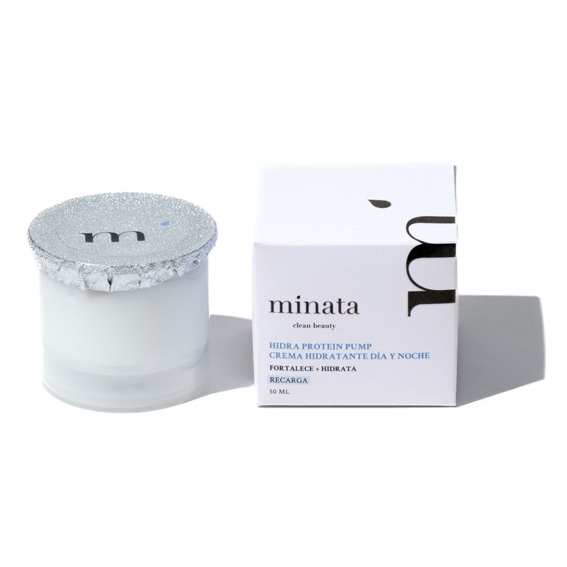 MINATA - Recarga Crema Hidratante Día y Noche Hidra Protein Pump 50 ml MINATA