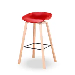 HOME&DESIGN - Silla Taburete color Rojo