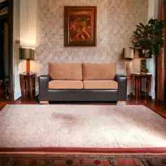 MUEBLES AMERICA - Sofá Infinity 3 Cuerpos Pu Café Felpa Tostado