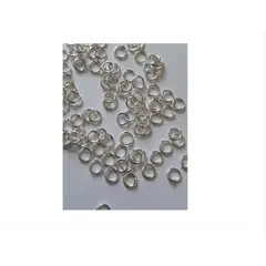 GENERICO - 220 Unidades Aprox D Argollas Unión Bisuteria 6mm(20G) PLATA