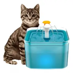 GENERICO - Bebedero Fuente De Agua Electrico Bebedero Gato Perro 2.0 L
