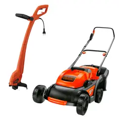 BLACK+DECKER - Cortadora pasto 1600W + Orilladora 350W