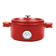 SIMPLE COOK - Olla aluminio fundido Alsacia Roja 4 lts