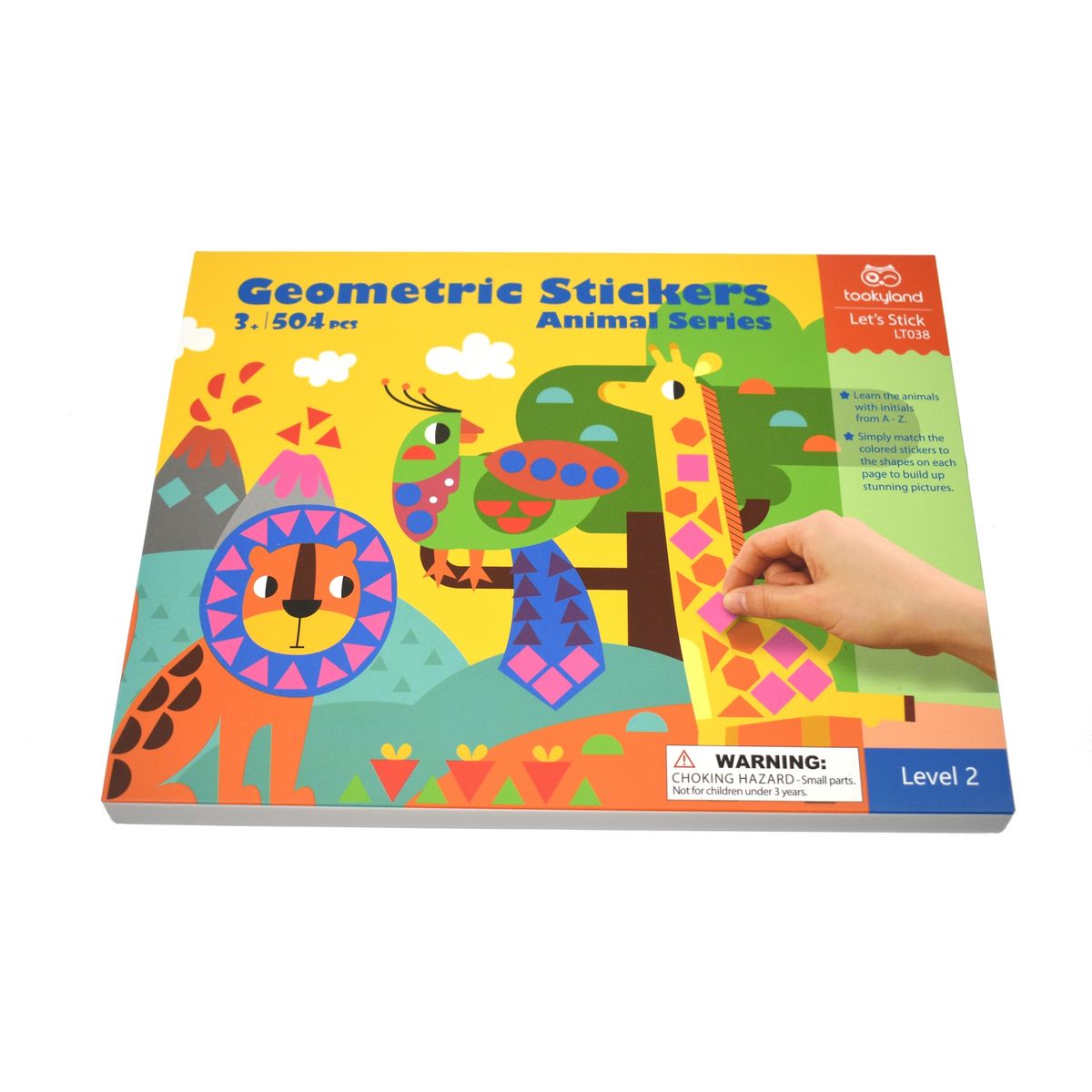 TOOKY - Stickers Animales incluye Libro y 500 Pegatinas