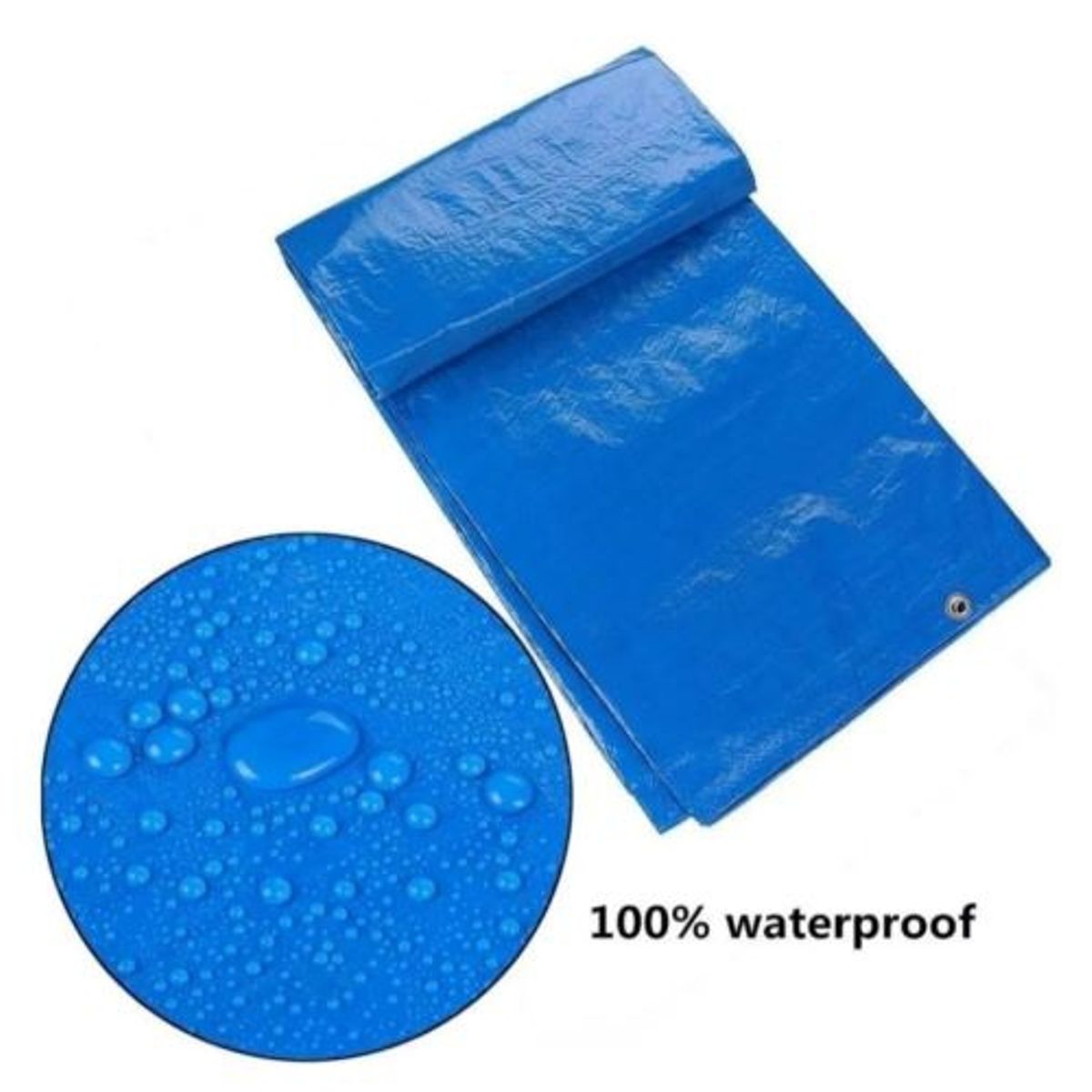 GENERICO - Repuesto Lona Carpa Techo  Plegable 2x2 Engomado Azul