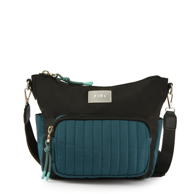 ZIOL - Cartera bandolera pequeña pradis negro