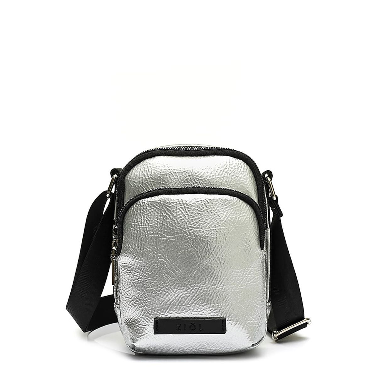 ZIOL - Cartera bandolera pequeña calisto plateado
