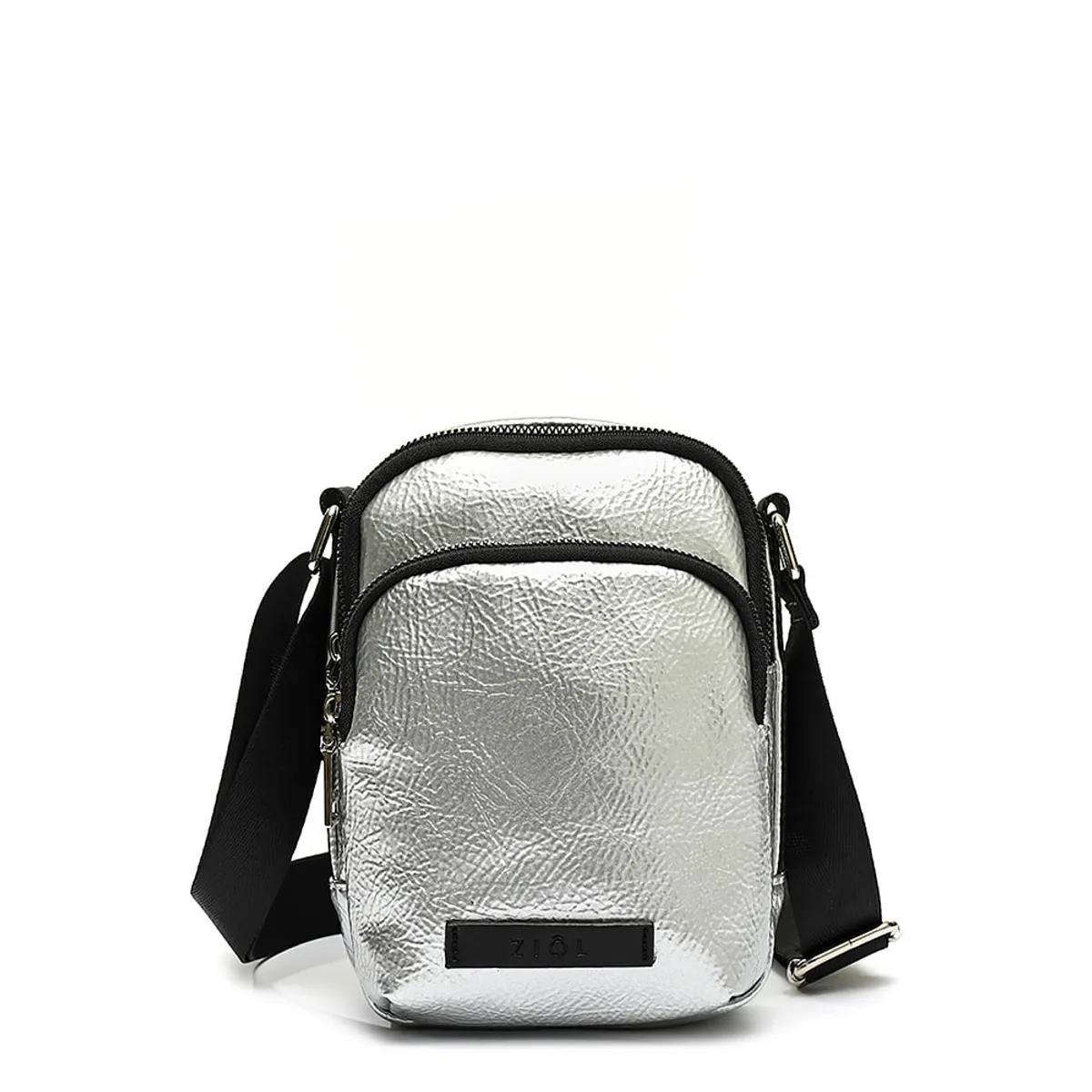 ZIOL - Cartera bandolera pequeña calisto plateado