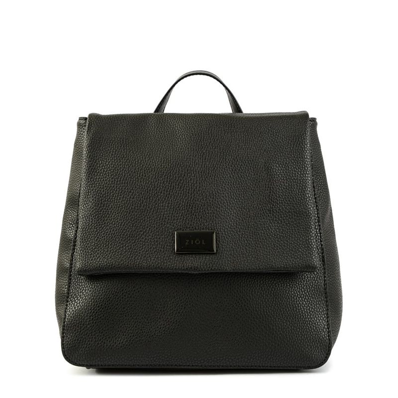 ZIOL - Mochila con tapa mediana charlize negro