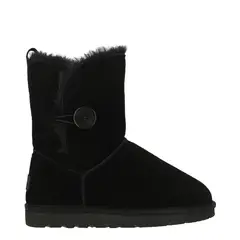 BAMERS - Bota Blast Button Leather Mujer Negro