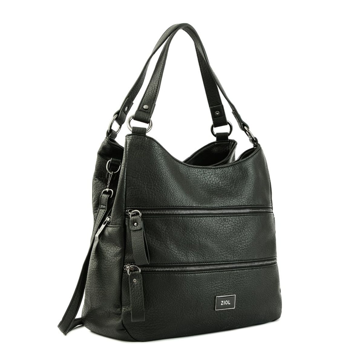 ZIOL - Cartera tote tres divisiones catherine negro