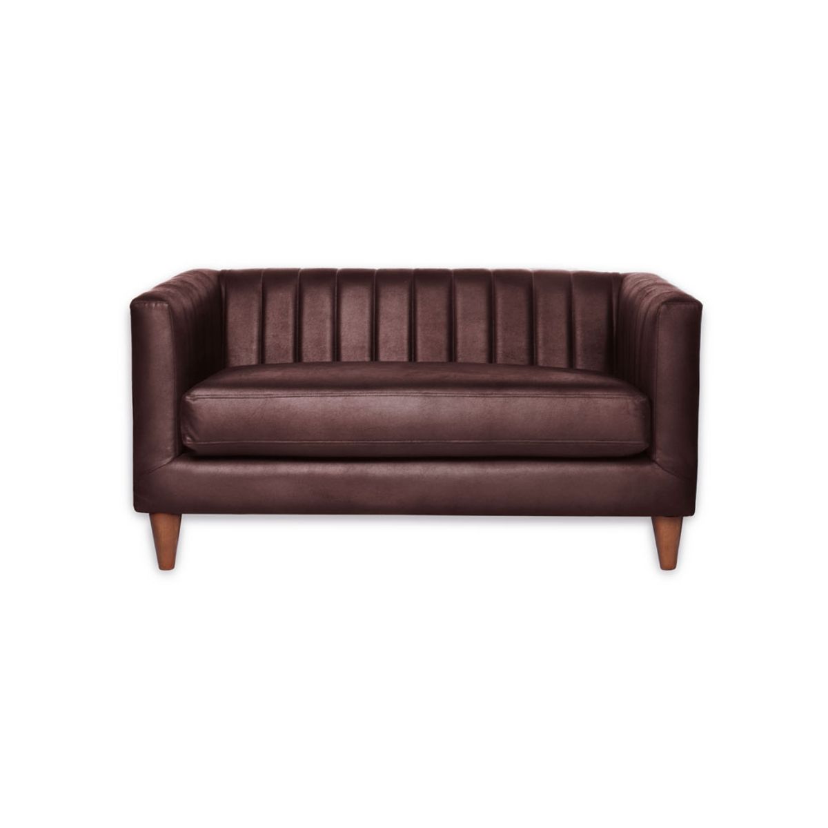 LATAM HOME - Sofá Sorrento 2 Cuerpos Cuero Kentucky Cafe Moro