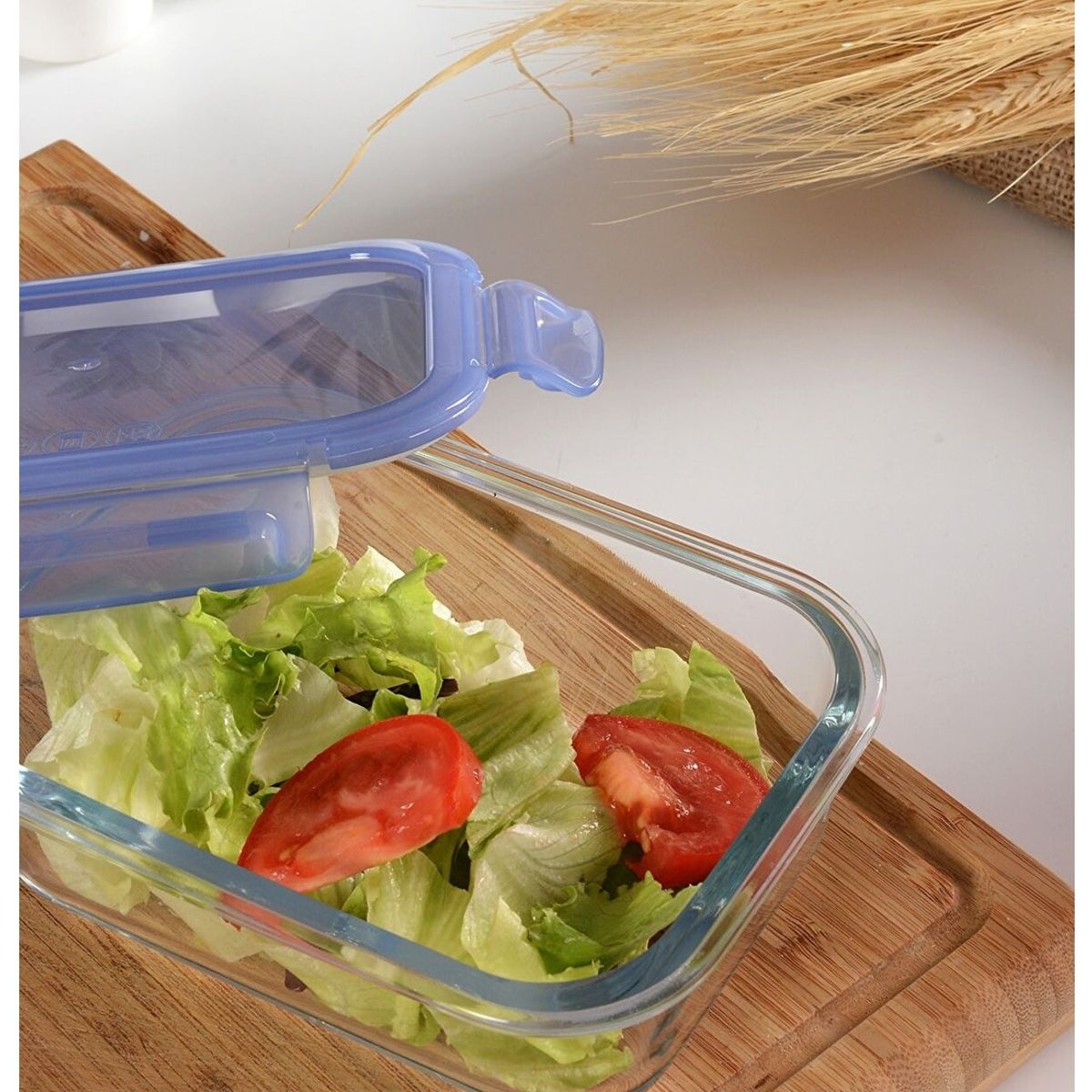 PASABAHCE - Tupper Rectangular Vidrio 640Cc Hermetico IMAHE