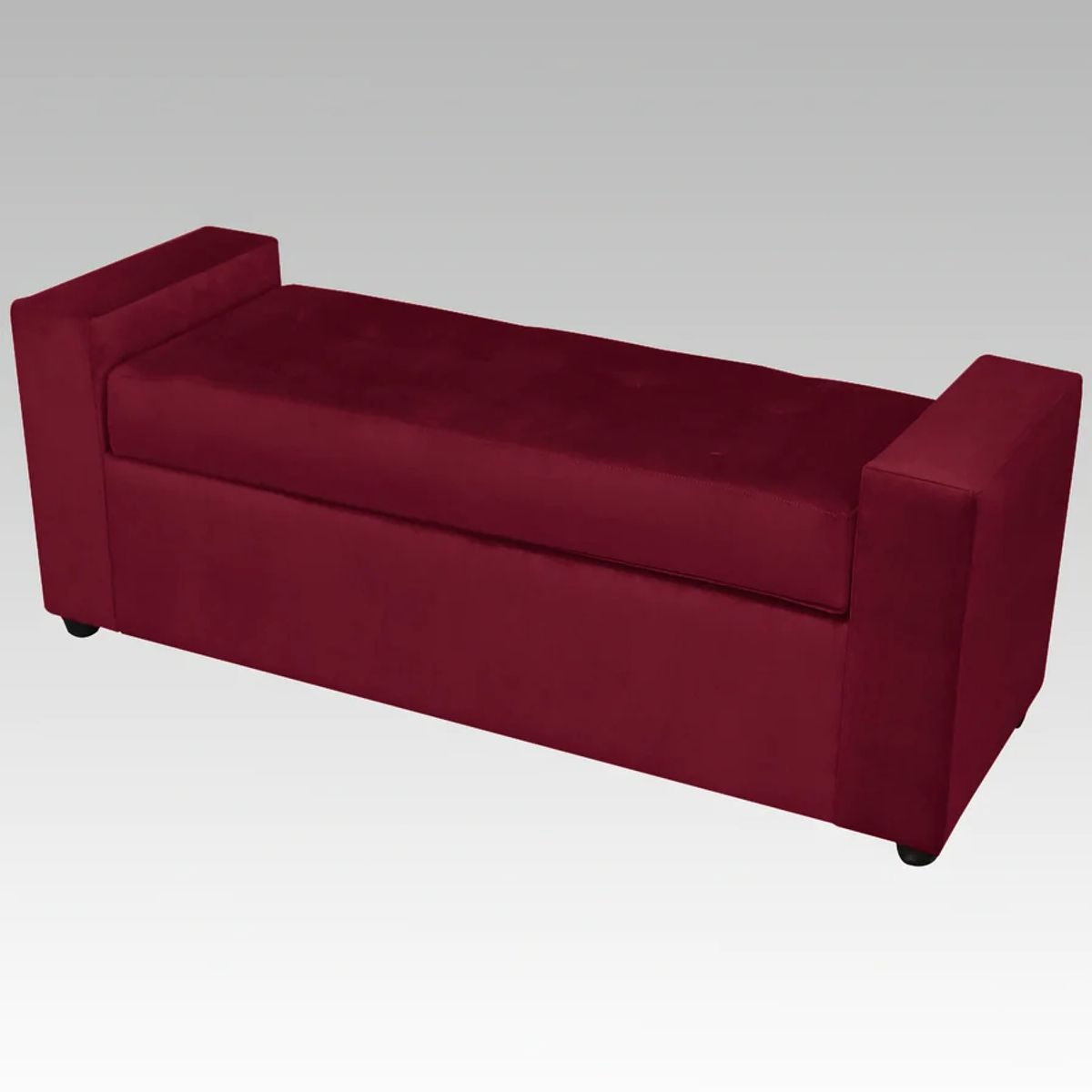 GENERICO - Banqueta Baúl 8 Botones Vigo - Vino