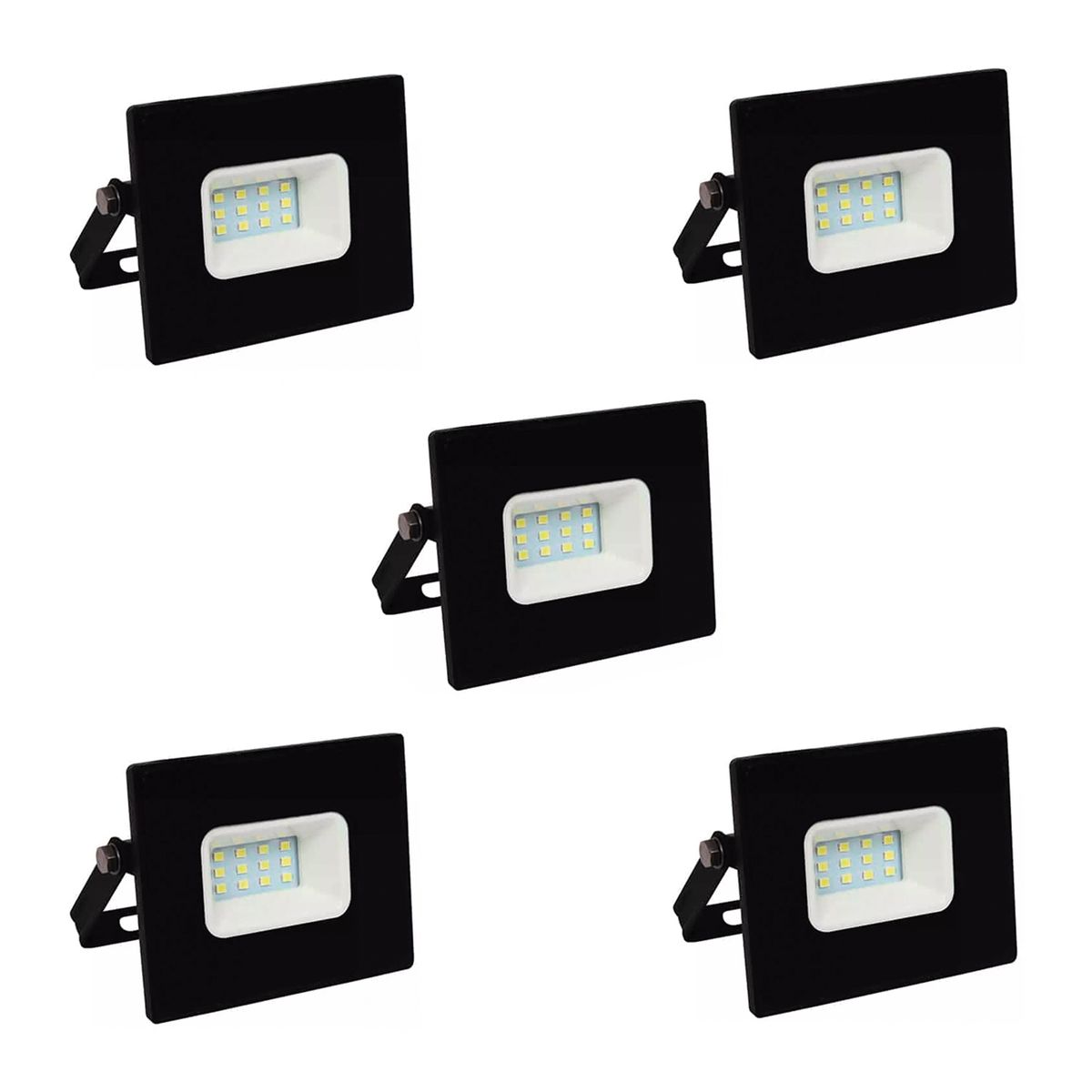WANT - Pack 5 Proyector de área led 10w Frío certificación sec