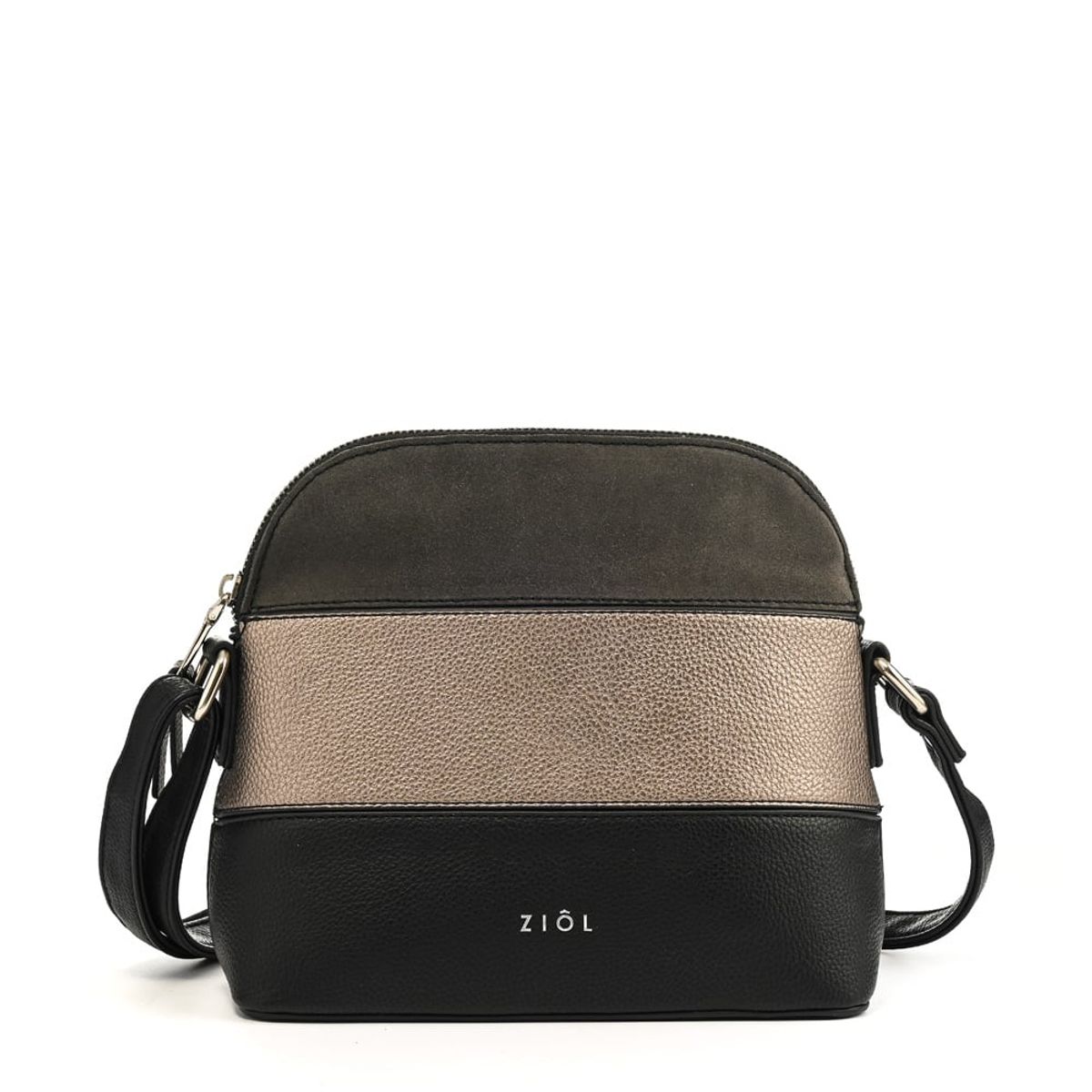 ZIOL - Cartera bandolera lourd pequeña negro