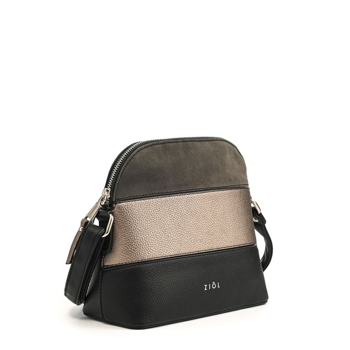 ZIOL - Cartera bandolera lourd pequeña negro
