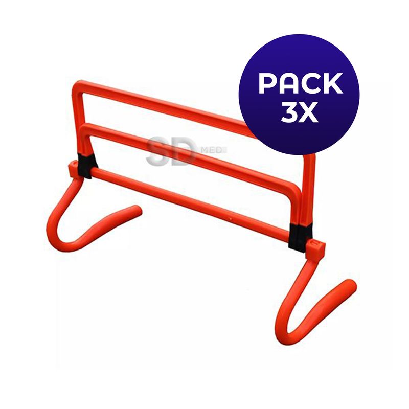 SDFIT - Pack 3x Valla Ajustable 3 Alturas 15-30-45 cm Atletismo…