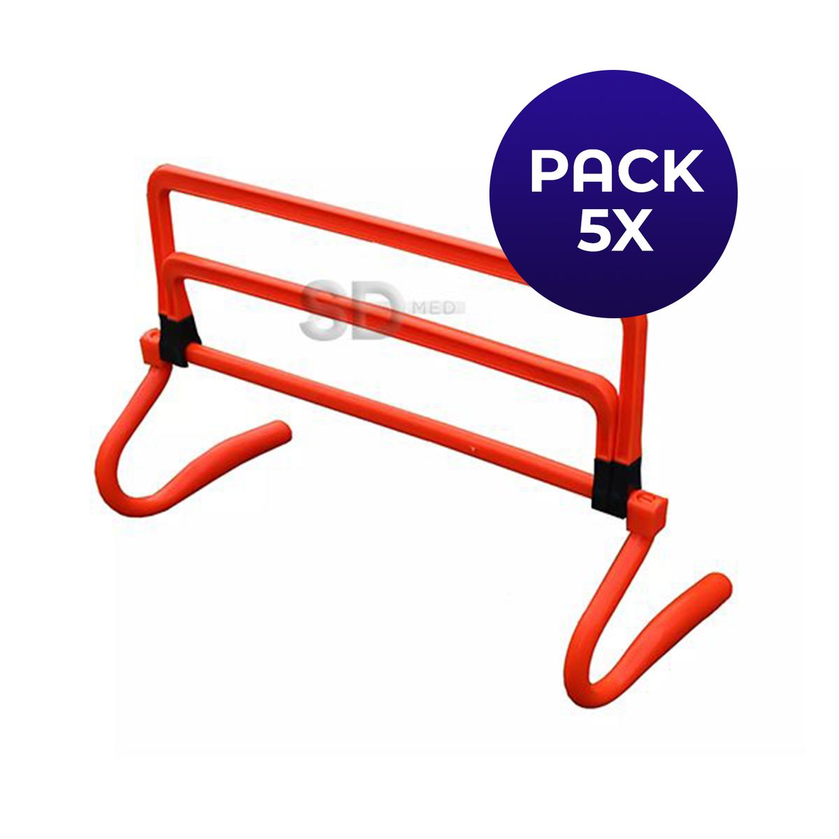 SDFIT - Pack 5x Valla Ajustable 3 Alturas 15-30-45 cm Atletismo…