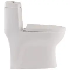 DOMSA - WC One Piece Blanco descarga a Piso