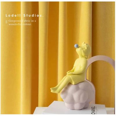 Imagen 2 del producto Set de Cortinas Blackout 2 Paños Color Mostaza