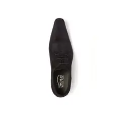 MATTEO - Zapato negro gamuza A07-v101