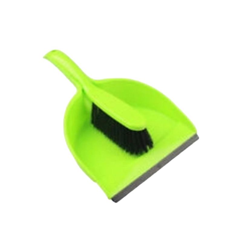 OEM - RECOGEDOR DE MANO MAS CEPILLO VERDE
