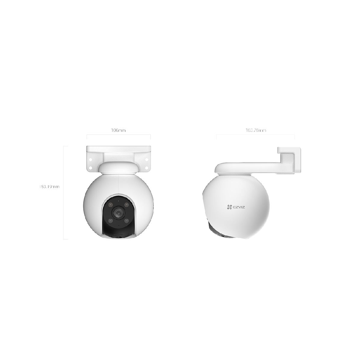 EZVIZ - CAMARA IP WIFI 3k H8-3K PRO  EZVIZ