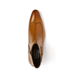 MATTEO - Zapato cuero cafe 545-32