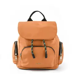 ZIOL - Mochila con tapa mediana simone mostaza