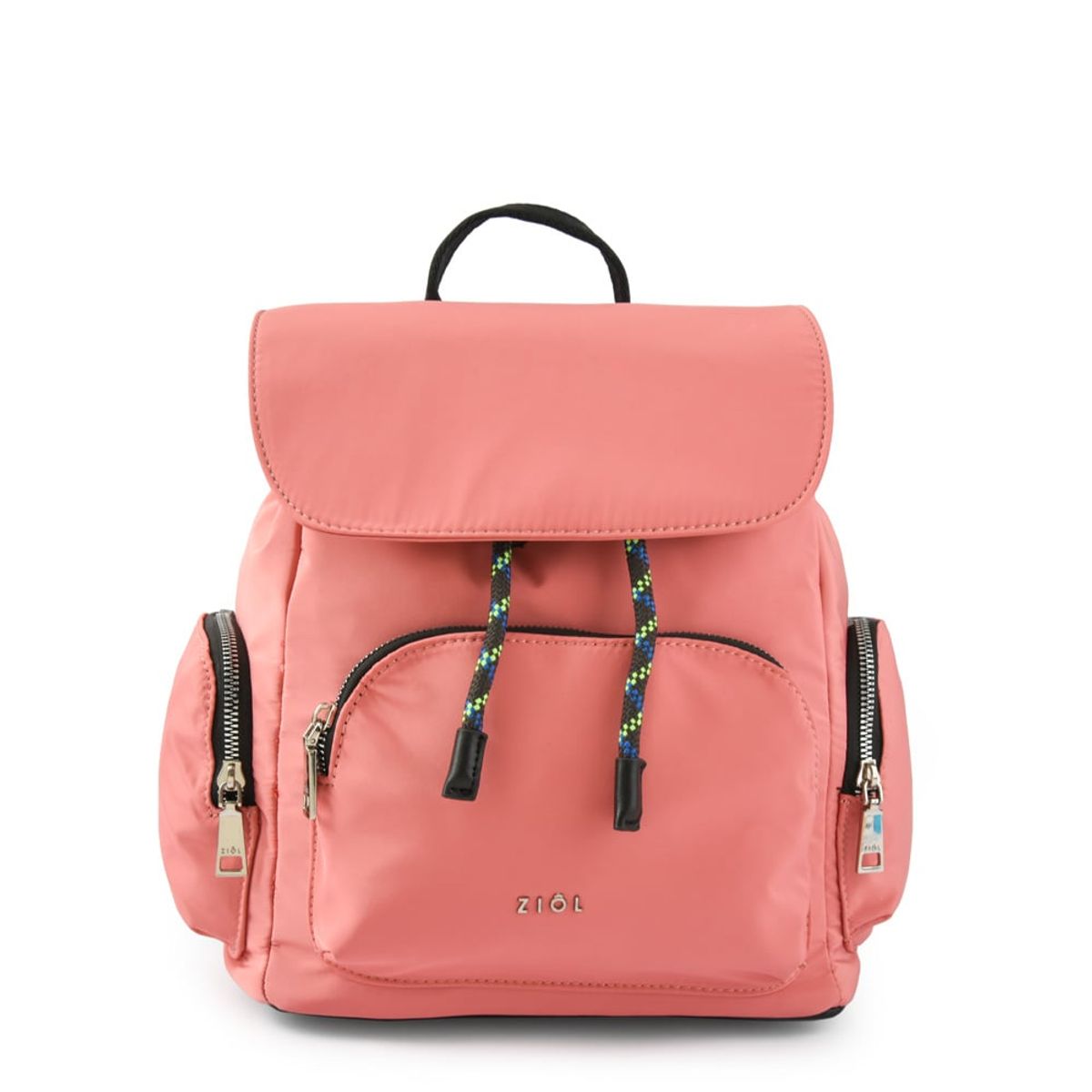 ZIOL - Mochila con tapa mediana simone coral