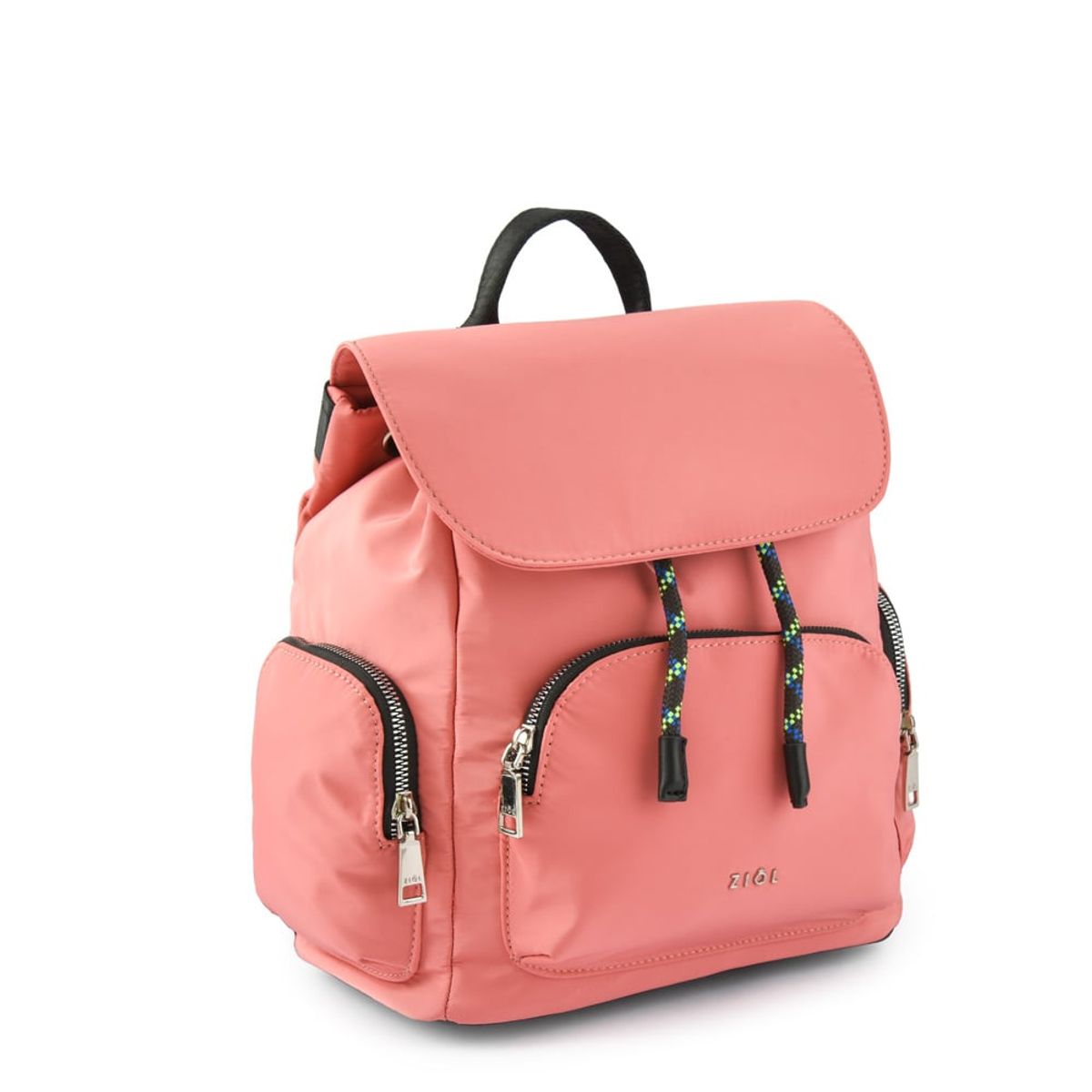 ZIOL - Mochila con tapa mediana simone coral